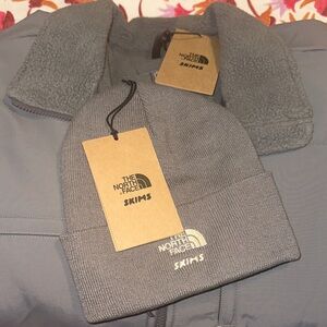 SKIMS Gray Fleece Jacket